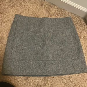Wool mini skirt